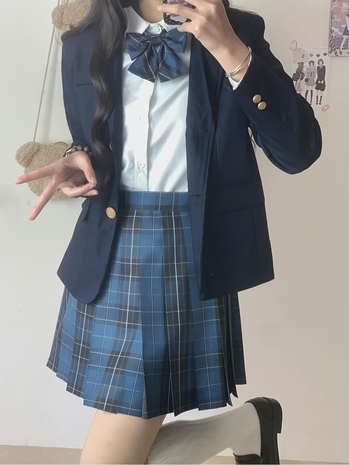 Amazon.co.jp: [QOOLYㅤ] コスプレ JK制服 ブレザー 卒業式 入学式 5点